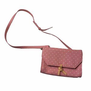 Matilda Jane  Cate Crossbody Clutch Pink Dotted Purse Some Wear Please photos
